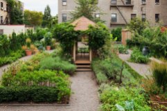 Bette Midler: Rooftop gazebo and garden