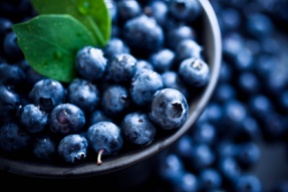 Blueberries, helps us let go